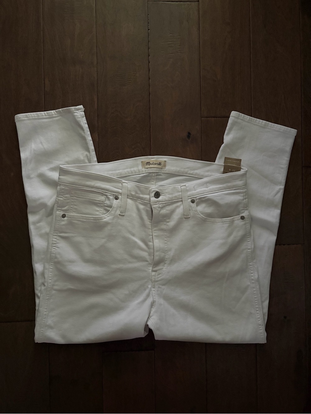 Madewell White Jeans NWT Brand New with Tags Size 32 Premium Denim